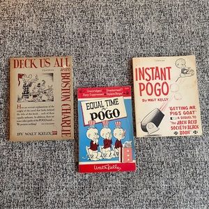 3 Walt Kelley Pogo Books